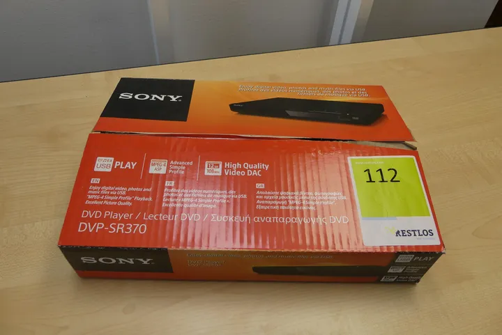 Sony CD/DVD-Player Modell: DVP-SR370